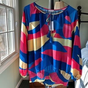 Matisse Collage Blouse from ecru